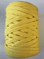 Medium T-Shirt Recycled Jersey Knitting Crochet Rug Yarn Yellow